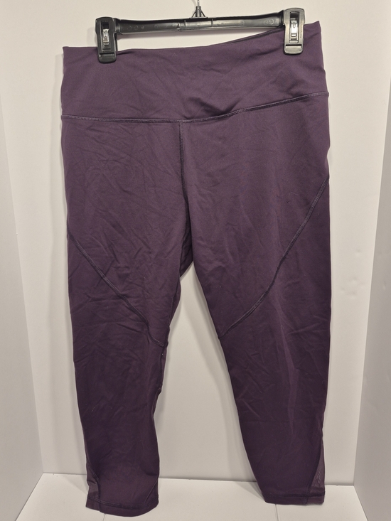 Victoria's Secret Other - Victoria's Secret Sport Plum High-Rise Capri Mesh Leggings